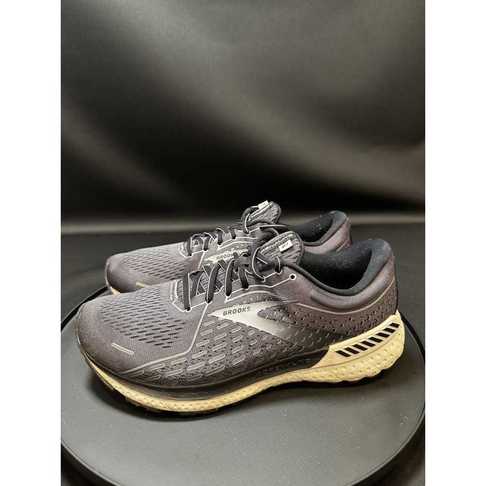 Brooks Adrenaline GTS 21 Mens 10.5 4E Extra Wide Grey Running Shoes 1103494E093